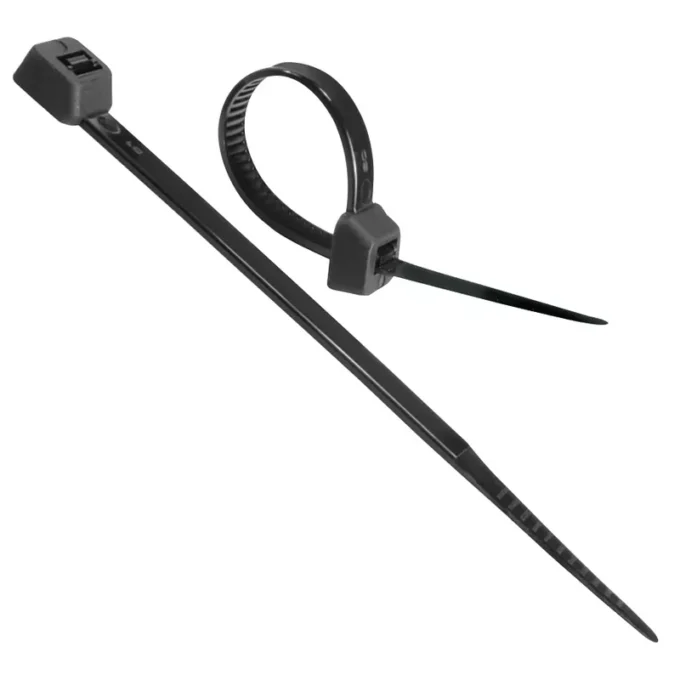 Black heavy duty cable ties