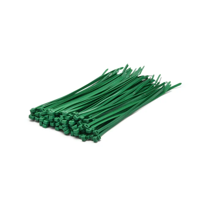 green garden cable ties